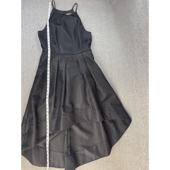 Aiden by Aidan Mattox Dress Black Cocktail Sleeveless Formal High Low Size 12 - Picture 7 of 8